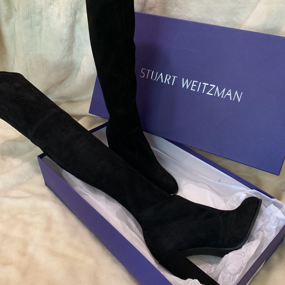 Stuart Weitzman HIGHLINE OTK Boots, Suede